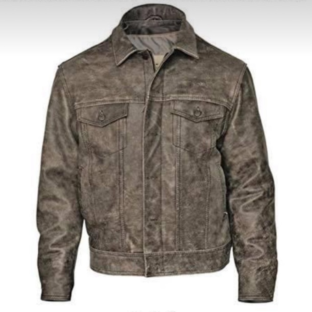 STS men’s leather jacket